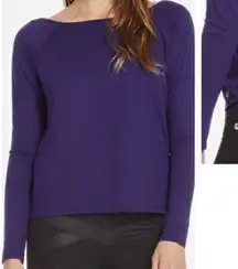 Fabletics Switch back tee. Blue/purple. XS