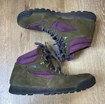 Vintage Merrell Eco Hike Boots Brown and Purple 10