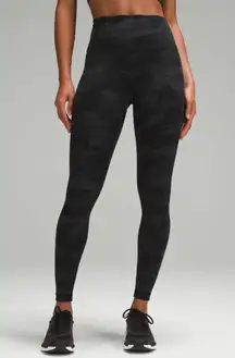 Lululemon Wunder Train 25" in Heritage 365 Camo Deep Coal Multi