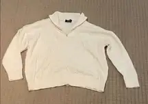 Cider Cream Quarter Zip Sweater