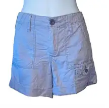 Paperboy Clothing lavender linen blend cargo shorts