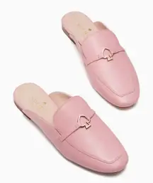 Kate Spade pink leather mules