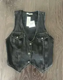 American Eagle Denim Vest