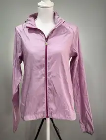 SALE! Women’s ASICS Lilac Visibility Light Jacket Size M VGUC