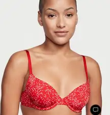 VS Sexy Tee Red Heart Bra