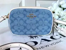 NWT Coach Mini Jamie Camera Bag In Signature Chambray CA732