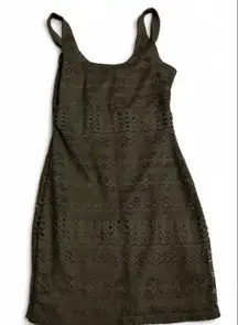 Garage Elegant Olive Green Lace‎ Dress