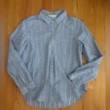 Lucky Brand women’s  Blue and White Striped Shirt