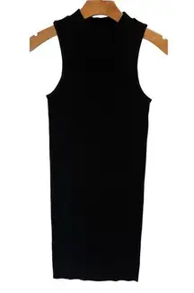 Popular 21 Dress Bodycon Sculpting Black Womens Size Medium/Small Ribbed NEW