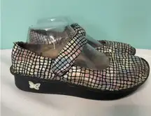 Alegria PG Lite Clogs Womens 39 (8.5) US‎ Leather Mary Jane Comfort Shoes  S-703