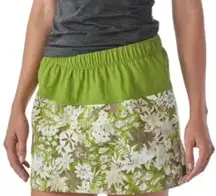 Patagonia Baggies Mini Skirt Sz XS Neo Tropics Nylon Pockets Quick Dry Hawaiian