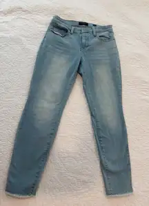 Luck brand mid rise skinny Jean 