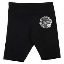 NCAA Kansas State Wildcats Women's Cotton/Spandex Bike Shorts in Black, Medium