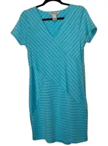 New Freedom Trail by Kyoden Turquoise Short Sleeved Dress‎ Size Medium (M)