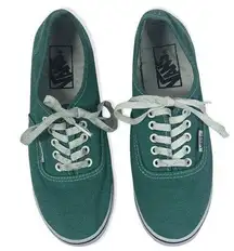 Vans  Custom Unisex Low Profile Green Sneakers size Men's 4 Women's 5.5