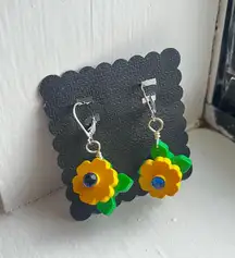 LEGO Flower Earrings 