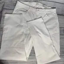 J.Jill Denim Authentic Fit Slim Ankle Jeans Women’s 16R White Stretch Pants