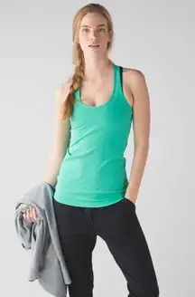 Lululemon Teal Green Cool Racerback Tank Top