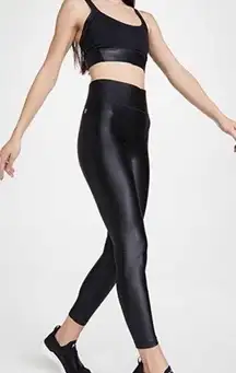 All Access Bandier Center Stage Shiny Leggings in Black XS