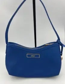 DKNY Blue Shoulder Bag Chic‎ Modern Handbag Designer Purse Small