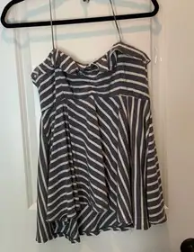 Free people striped halter top