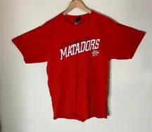 Csun it’s all about the matadors red tee ( L )