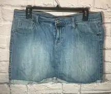 Old Navy Y2K Denim‎ Blue Jean Mini Skirt Size 12 Medium wash