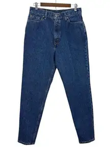 Vintage Levis 32x30 14 512 Slim Tapered Jeans Made In USA Classic Denim Mom Jean