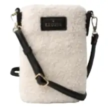 Kedzie Fireside Collection Smartphone Crossbody Purse Bag Pouch Sherpa