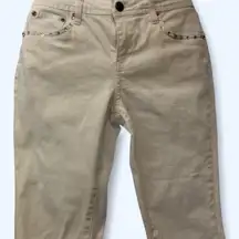 White Y2K capri pants with sequin detail  #y2kfashion 6 Earl Jean