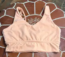 BuffBunny Collection Womens Sherbert Orange Sports Bra