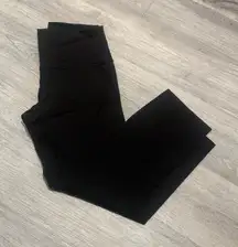 Lululemon Wunder Under Black Crop Leggings