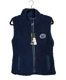 NWT Antigua Women's Grace Fleece Vest Full Zip Penn State Nittany Lions M