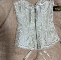 White Corset Spirit Halloween Top