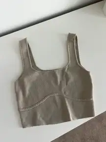 Beige Underwire Tank