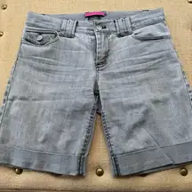 Alice + Olivia Gray Denim with Pink Label