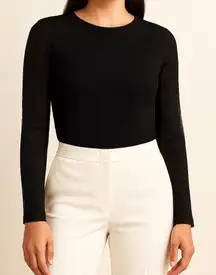 Giorgio Armani Black Mesh Bodysuit