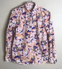 J crew the perfect shirt floral print button down‎