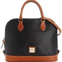 Dooney and Bourke Pebble Leather‎ Zip Top Satchel