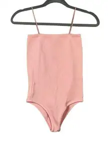 NWOT ZARA Limitless Contour Collection Seamless Baby Ribbed Bodysuit XS Pink