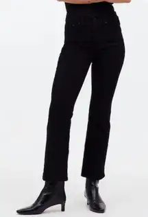 MADEWELL Black Kick Out Crop Jeans 27