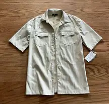 7 for all mankind leather top