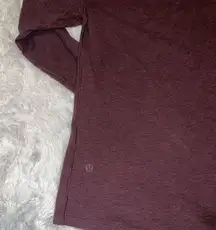 lululemon athletica Maroon Long Sleeve Shirt no size best for small
