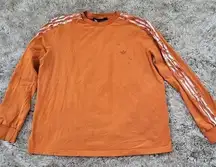 Adidas Danielle Cathari Deconstructed and Reworked Long Sleeve T-Shirt Orange XL