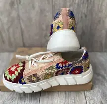 colorful bohemian sneakers size 9, Size 8