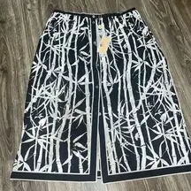 Michael Kors Made in Italy nwts bamboo print skirt