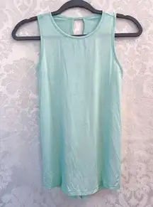 All In Motion Women’s Mint Green Soft Lightweight Semi-Sheer Tank Top Size L GUC