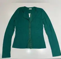 Aerie Green Cardigan