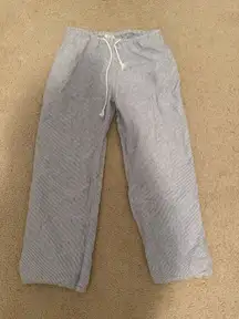 Brandy Melville Pants Striped Blue White