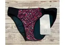 Lululemon Tidal Flow Bikini Bottoms Size 4 NWT Low-Rise Reversible Draw Cord